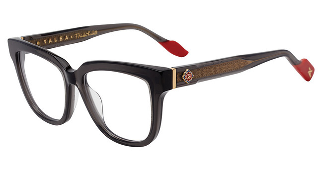 Yalea Eyeglasses VYA172V Transp. Grey 0868