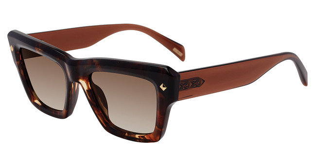 Police Eyeglasses SPLP48M Shiny Light Havana 02AD