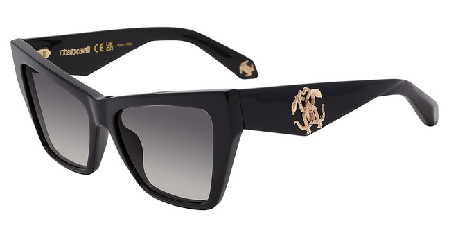 Roberto Cavalli Eyeglasses SRC114 Shiny Black 0700