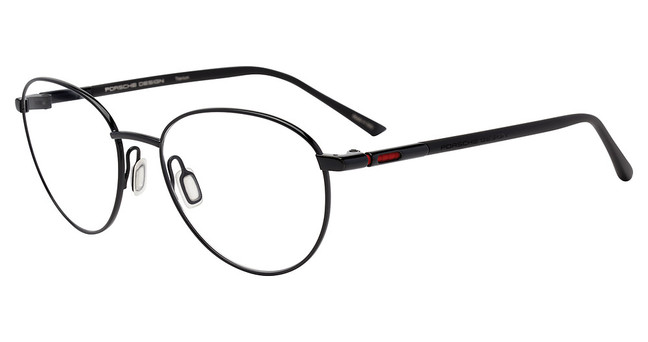 Porsche Eyeglasses P8767 Black Titanium A000