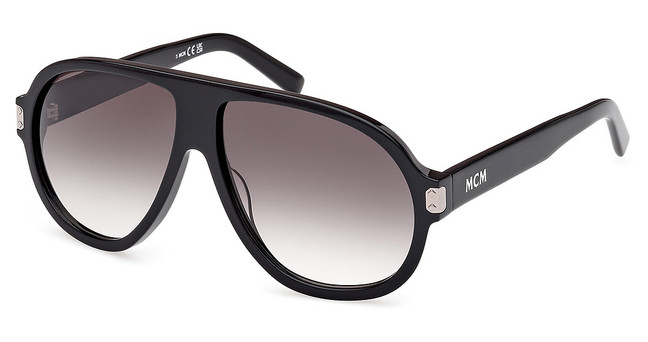 MCM Worldwide Eyeglasses MW0009 shiny black / gradient smoke/01B