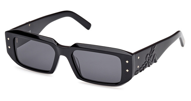 MCM Worldwide Eyeglasses MW0013 shiny black / smoke/01A