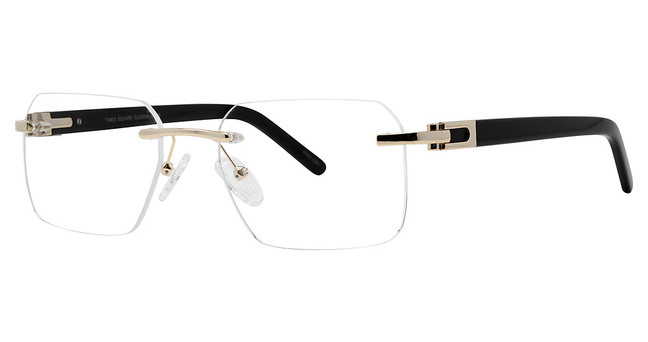 Times Square Eyeglasses ELEGANT 6 GOLD/BLACK