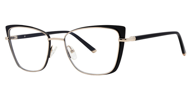 Genevieve Boutique Eyeglasses INVITATION Satin black/Gold