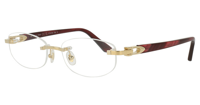 Cartier Eyeglasses CT0318O GOLD/006