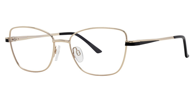 Modern Metals Eyeglasses CATHERINE Gold/Black