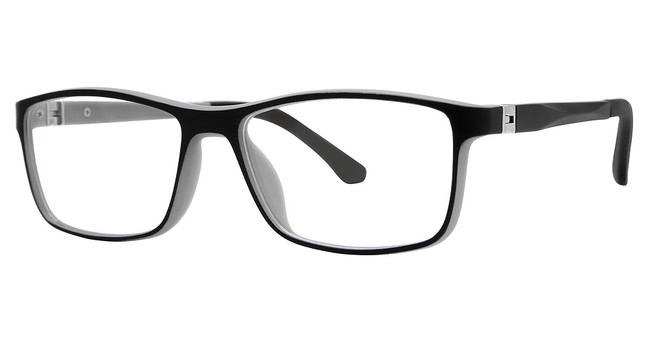 Modern Plastics II Eyeglasses EXPLORER Black Matte/Grey