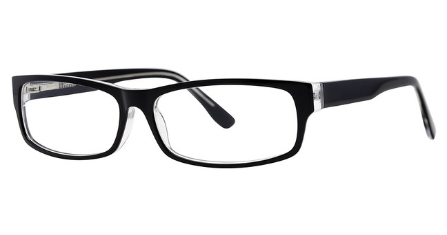 Modern Plastics II Eyeglasses COLOSSAL Black/Crystal