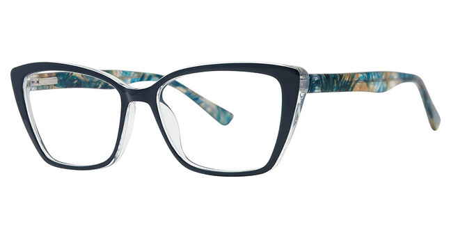 Modern Plastics II Eyeglasses STIRRING Blue/Crystal/Teal