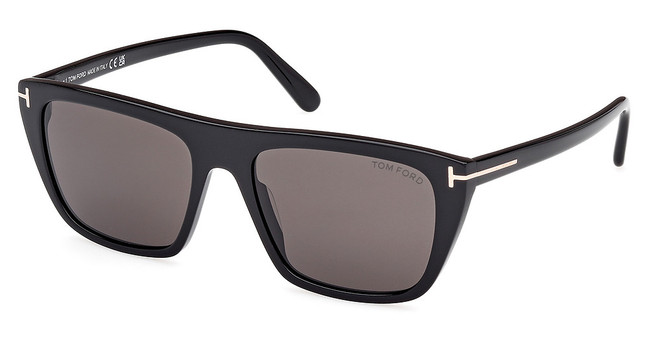 Tom Ford Eyeglasses FT1175 shiny black / smoke/01A