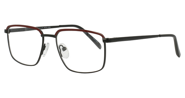 Enhance Eyeglasses 4474 Black/Red