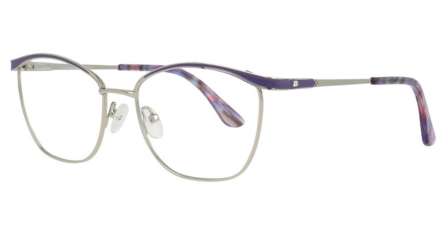 Marie Claire Eyeglasses 6336 Purple Silver