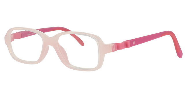 Indii Kids Eyeglasses IN48-BUBBLE CRYSDTAL LIGHT PINK/DARK PINK/C1