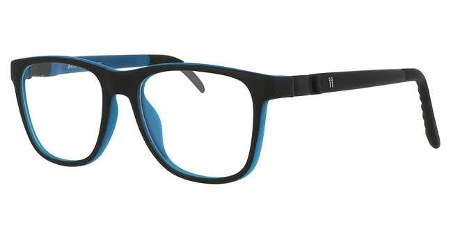 Indii Kids Eyeglasses IN52-SKATE SC MATTE BLACK/MATTE BLUE/C1
