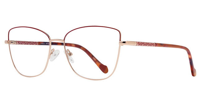 Eye Q Eyewear Eyeglasses MP118 BERRY/GOLD/BERRY