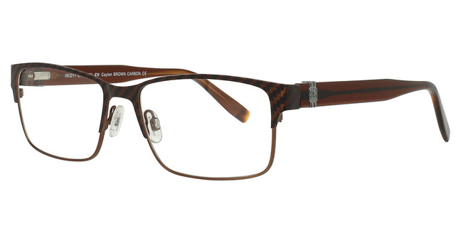 Steve Madden Eyeglasses Cayton BROWN CARBON
