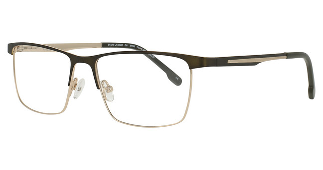 Advantage Eyeglasses Mt68 OLIVE MATTE/GOLD