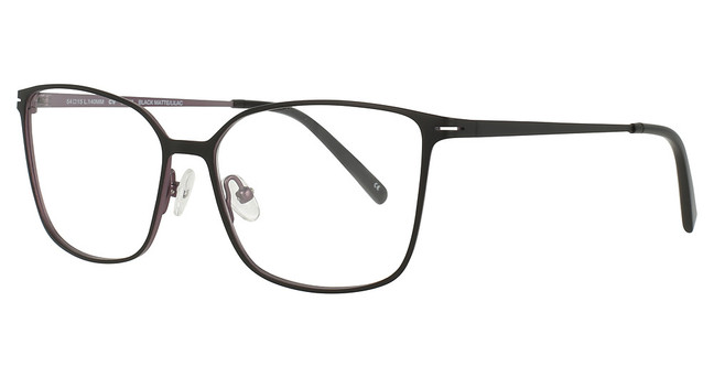 Advantage Eyeglasses Wt87 BLACK MATTE/LILAC