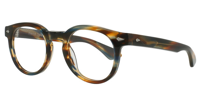 AO Eyewear Eyeglasses Keaton Indigo Amber/1