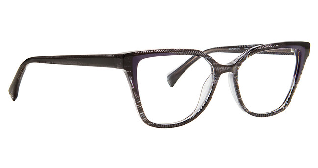 Badgley Mischka Eyeglasses Vonne GREY PURPLE/GPL