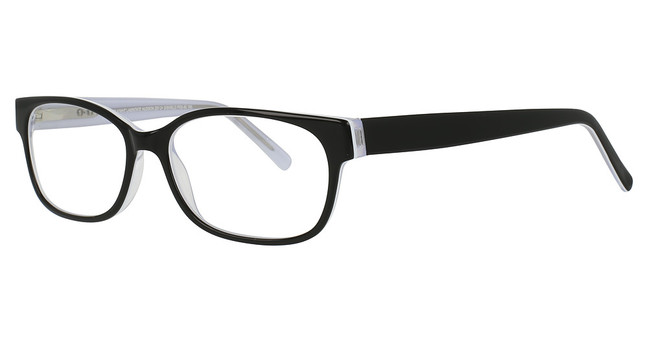 Hudson Optical Eyeglasses DG106 Black / White