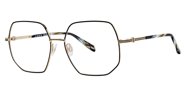 Leon Max Eyeglasses Leon Max 4107 Black/Gold/235