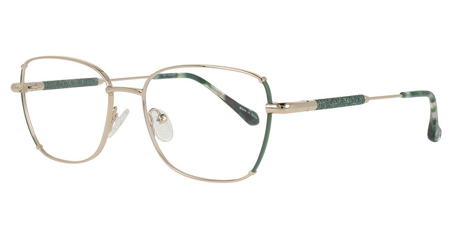 Divaldi DVO8277 GOLD WITH GREEN DESIGN/60