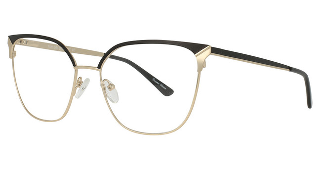 St. Moritz Eyewear Eyeglasses STM TAYLOR BLACK GOLD