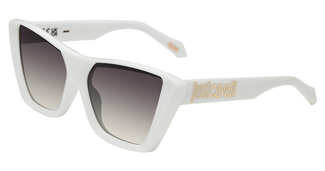 Just Cavalli Eyeglasses SJC146 SHINY WHITE SNOW