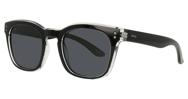 INVU Eyeglasses INVU-318 Black / Crystal/2