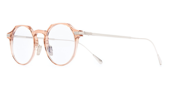 Cutler and Gross Eyeglasses AUOP000848R PEACH/RHODIUM/004