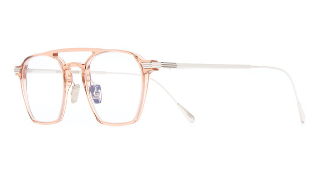 Cutler and Gross Eyeglasses AUOP000948R PEACH/RHODIUM/004