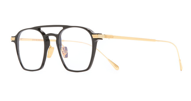 Cutler and Gross Eyeglasses AUOP000948 BLACK/GOLD/001