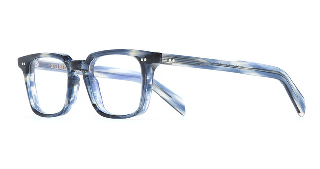 Cutler and Gross Eyeglasses CGOPGR1048 STRIPED DARK BLUE/003