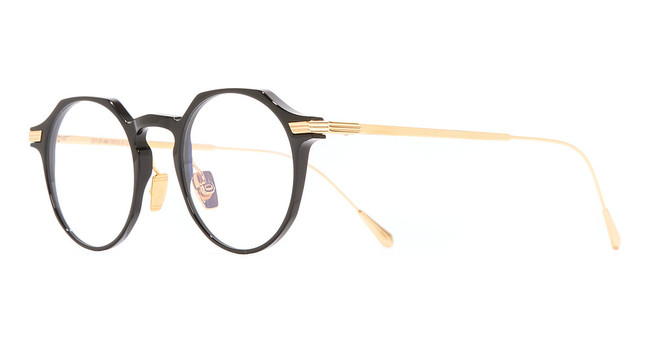 Cutler and Gross Eyeglasses AUOP000848 BLACK/GOLD/001
