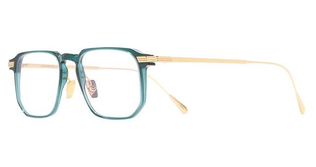 Cutler and Gross Eyeglasses AUOP000752 GREEN/GOLD/003