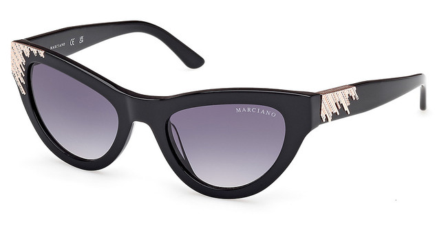 Guess? Eyeglasses GM00025 shiny black / gradient smoke/01B