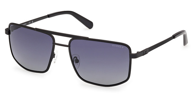 Guess? Eyeglasses GU00208 matte black / smoke polarized/02D