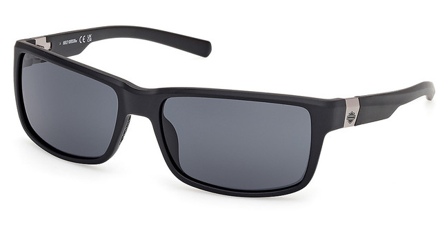 Harley-Davidson Eyeglasses HD00022 matte black / smoke/02A