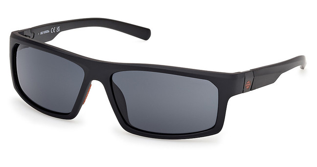 Harley-Davidson Eyeglasses HD00023 matte black / smoke/02A