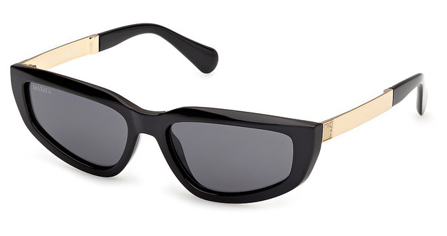 Max&Co. Eyeglasses MO0125 shiny black / smoke/01A