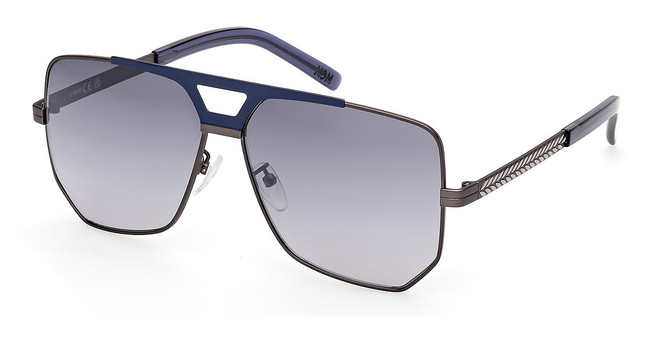 MCM Worldwide Eyeglasses MW0023-H matte dark ruthenium / gradient smoke/13B