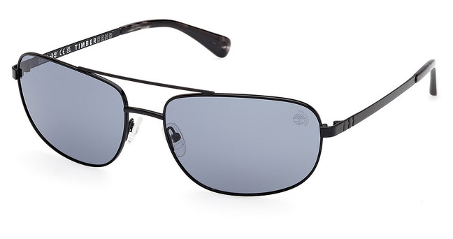 Timberland Eyeglasses TB00045 shiny black / smoke polarized/01D