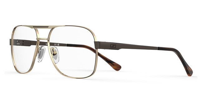 Safilo Elasta Eyeglasses E 3222 GOLD BRWN/001Q