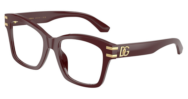 DOLCE & GABBANA Eyeglasses DG3419 BORDEAUX/3091
