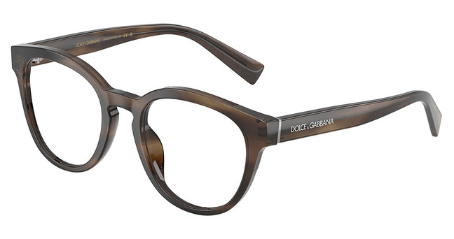 DOLCE & GABBANA Eyeglasses DG3421 STRIPED TOBACCO/3200