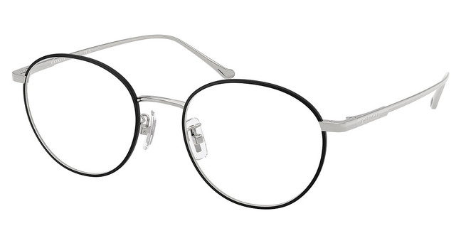 COACH Eyeglasses HC5190TD SHINY SILVER / BLACK/9001