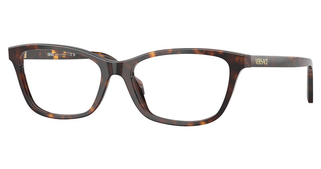 Versace Eyeglasses VE3375F DARK HAVANA/108