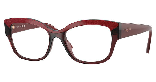 Vogue® Eyeglasses VO5635U TOP RED/TRANSPARENT RED/3225