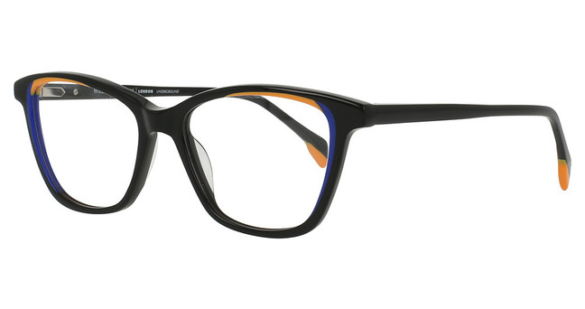 William Morris Eyeglasses WMLNBARBICAN2 BLACK DARK SHINY/6032